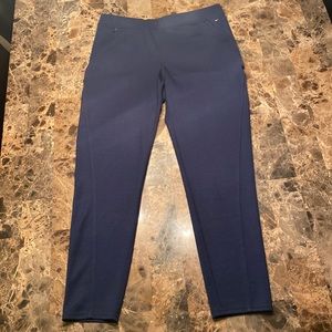 Tommy Hilfiger navy leggings with zipper pockets